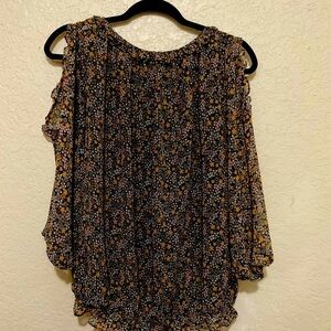 Max‎ studio boho flutter blouse